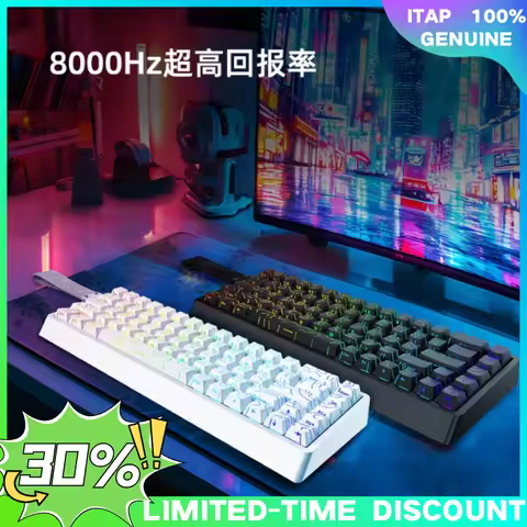 Irok ND63 Pro Max Magnetic Switch Mechanical Keyboards RGB Hot Swap E-Sports Wired Customize Keyboar