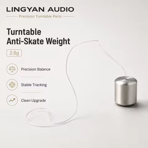 2.6g Turntable Anti-Skate Weight for Tonearm Tracking Balance Vinyl Record Player Parts Pro-Ject Mus