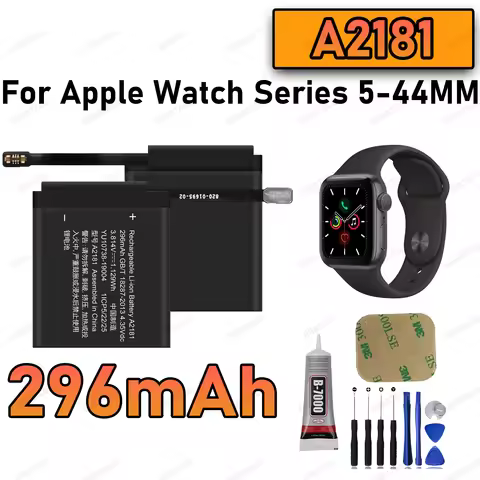 100% New Zero Cycle Original A2181 A2277 Battery For Apple Watch Series 5 40MM 44MM/iWatch 5 44MM Sm