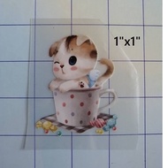 (CAT Collection) DIY Iron On Sticker, Iron On Fabric, Sticker Baju, Sticker Bag