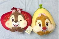Disney  紅石榴 牛油果 Chip n Dale 小朋友抱枕，辦公室午睡枕  (buy 1 get 1)