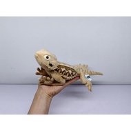 Export Simulation Reptile Cute Maned Lizard Gecko Lizard Big Gecko Plush Toy Muppet Doll
