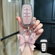TPU Car Key Case For FAW Hongqi H5 2021 2022 2023 Hongqi H5 Auto Remote Key Case Cover Interior Acce