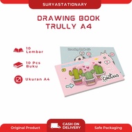 TRULLY A4 DRAWING BOOK (PAK) TRULLY A4/ A4 DRAWING BOOK SKETCH BOOK