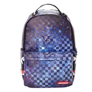 SPRAYGROUND Authentic Backpack Blue Starry Sky Grid Outdoor Travel Limited Edition Backpack