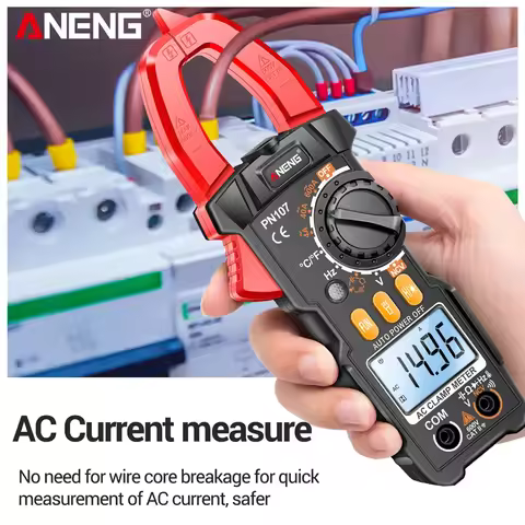 ANENG PN107 Digital Multimeter Clamp Meter Professional 600A AC Current Tester Ammeter Voltmeter wit