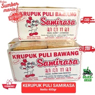 Krupuk Puli / Krupuk Gendar Bawang Mentah Samirasa 400gram Tanpa Pengawet