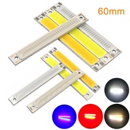 Ranpo 1/5/10Pcs LED COBแถบไฟ60Mm 3WไฟLEDทำงานหลอดไฟDIYแหล่งชิป3V
