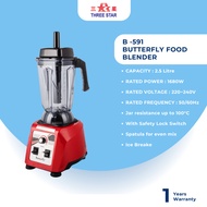 B-591 Butterfly Food Blender 2.5L