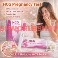 READY STOCKHCG Pregnancy Test - Alat penguji kehamilan Ovulation Test Pregnant Pen Uji Hamil HCG Rap