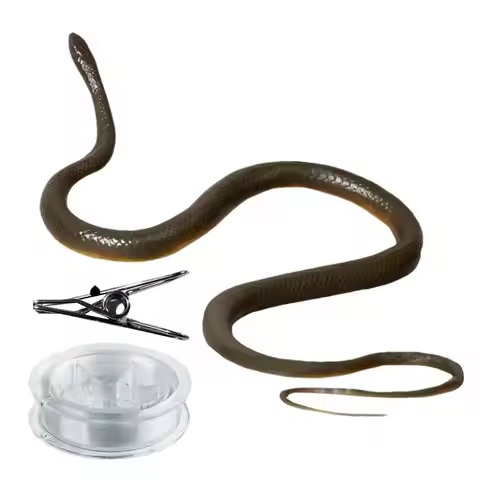 Snake Prank with String Clip Fake Snake Prank Snake Prank with String Clip Golf Realistic Snake Pran
