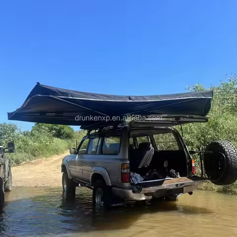 Sun and Rain Shade Shelter 270 Degree 2.0m Radius Car Side Awning Camping Tarps