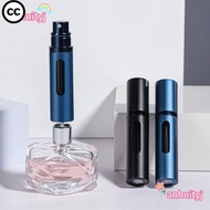 CC 5/8ml Perfume Bottle, Glass Refillable Cosmetic Containers,  Portable Mini With Spray Scent Pump 
