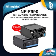 KingMa 13400mAh NP-F990 High Capacity Rechargeable Li-ion Battery for Sony NP-F970 NP-F960 NP-F750 N