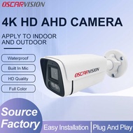Ahd Surveillance Camera 4k HD Simulation Camera Night Vision Sound Home Outdoor Waterproof Monitor C