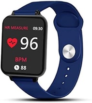 Waterproof Sports Smart Watch Heart Rate Monitor Blood Pressure Function For Men And Women beijingyuanbinshangmaoyouxiangongfg1 (Color : Azul)