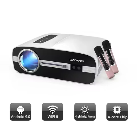 Android Smart TV 4K Projector Auto Focus Daylight Projector for Movies Home Theater WIFI 6 3000 ANSI