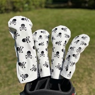 Golf Club Cover Skull Unique Simple Iron Wood Cover Ball Head Protective Cap Cover Putter Cover GT24