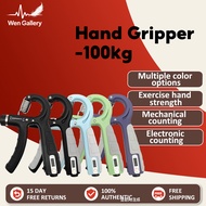 【Wen Gallery】Hand Grip 100kg Workout Equipment Exercise Equipment Grip Hand Gripper Finger Gripper H