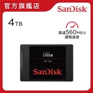 SanDisk - Ultra 3D NAND 4TB Internal SSD 固態硬碟 (SDSSDH3-4T00-G26)