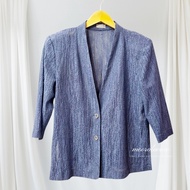 LUPITA DENIM KNIT CARDI OUTERWEAR BLAZER KOREAN STYLE READY BANGKOK PREMIUM COLLECTIONS BKK