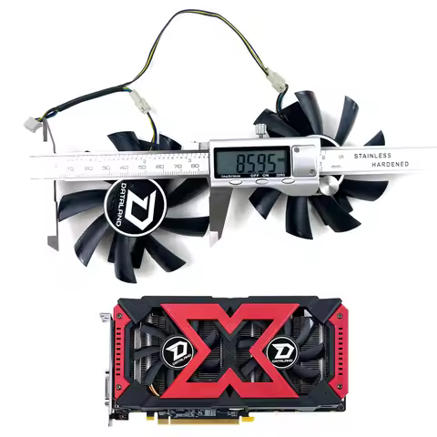 Cooling Fan 85MM 4PIN GA92B2U For DATALAND RX580 X-Serial War graphics card fans PowerColor Radeon R