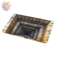 Front Door Mat Indoor Outdoor Entrance 3D Optical Illusion All-Weather Doormat