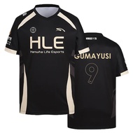 2025 New HLE Esports Club Uniform Zeus Viper Jersey League Of Legends Game Sports Training T Shirts