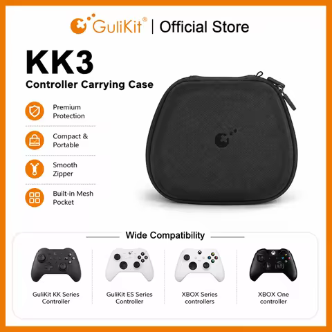 GuliKit KK3 Controller Carrying Case Hard Protective Bag EVA Storage for GuliKit KK2 KK3 Series XBOX