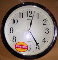 Rhythm Quartz Wall Clock 麗聲 掛牆 鐘, just 5 quid cheap offer
