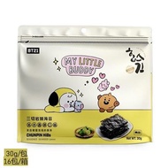 【雋品BT21】三切岩燒海苔(香檸) 30g*16包/箱(買8包送8包組)