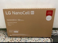 Empty LG NanoCell 50 inch box