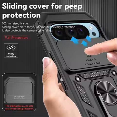 Armor Funda For Google Pixel 10 Pro 5G Case Cae Magnetic Holder Ring Case For Pixel10 Pixel 10 Pro X