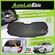 Perodua Axia 2014-2022 1.0 GXTRA / Axia 1.0 G / Axia 1.0 M NinjaShades Plus Rear Windscreen OEM Suns