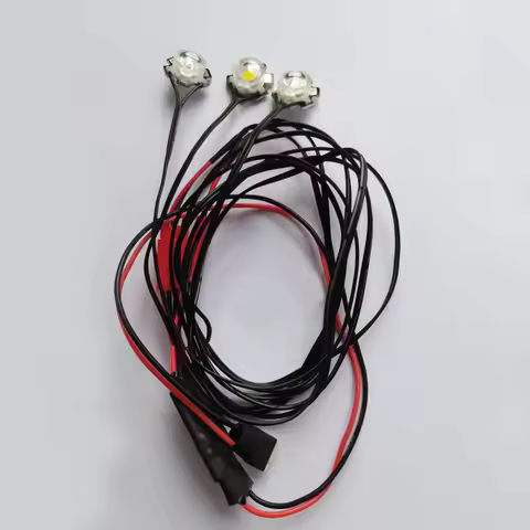 1PCS Aircraft Model Super Bright Strobe Flashing Light 5W Night Navigation LED Lamp Signal Lights 7-