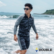 D67「Double」Zipper Chest Binder with Abrasion Protection Swimwear ZIP防磨束胸泳衣