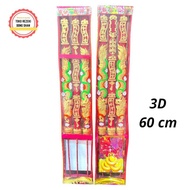 MERAH Hio 3 stems dragon 60cm 3D red HS