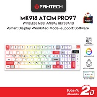 Fantech Mechanical Keyboard ATOM PRO97 คีย์บอร์ดเกมมิ่งไร้สาย พร้อมจอ Smart Display รุ่น MK918