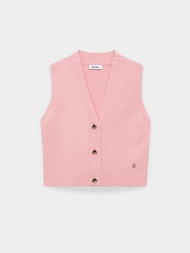 [Pomelo] เสื้อกั๊๊กไหมพรมมาพร้อมกระดุมทั้งตัว / Knitted Button Vest