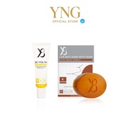 Y8 BIO YOUTH SUNSCREEN & LHA ANTI-DARK SPOT SOAP ครีมกันแดด+สบู่ จัดการฝ้า ส่งฟรี