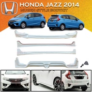 HONDA JAZZ 2014-2016 MG FULL SET BODYKIT MG BUMPER SKIRT LIP HONDA FIT JAZZ GK GK5 FRONT SKIRT SIDE 