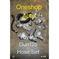 READY STOCK TOYOTA HILUX GUN125 RADIATOR HOSE  SET COMPLETE   .Suitable : TOYOTA HILUX GUN125 only