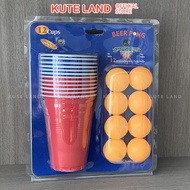Bô trò chơi ném bóng Beer Pong huyền thoại Dringking Game 12/24 banh dành cho cuộc vui không hồi kết