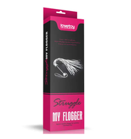 lovetoy - 黑銀色皮鞭 成人用品 情趣用品 性用品 SM用品