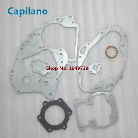 motorcycle TS185 complete gasket include cylinder gaket and engine gakset for Suzuki 2 stroke 185cc 