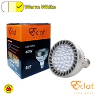 Eclat LED PAR30 40W Yellow E27 LED Spotlight Bulb White Body WW LED Bulb