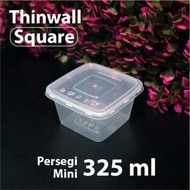 Jual Thinwall DM Persegi Mini 325 ml - Wadah Plastik Square Murah