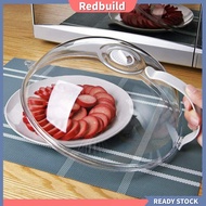 redbuild|  Splatter Cover Transparent Anti-Splatter Plastic Food Grade Microwave Plate Cover for Microwave