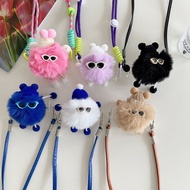 [Doll Clip] Plush Clip Strap Strap Strap Mobile Phone Back Clip Lanyard Diagonal Girl Cartoon Strap 