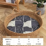 專用草編寵物貓窩幼貓保暖四季通用墊子貓抓板大編織藤編超級貓窩
